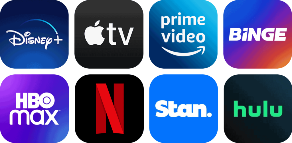 video streaming logos png